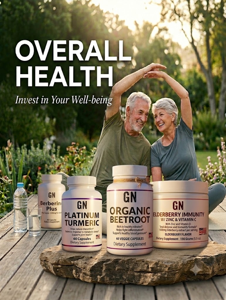 couple expressing yoga with GN products featured