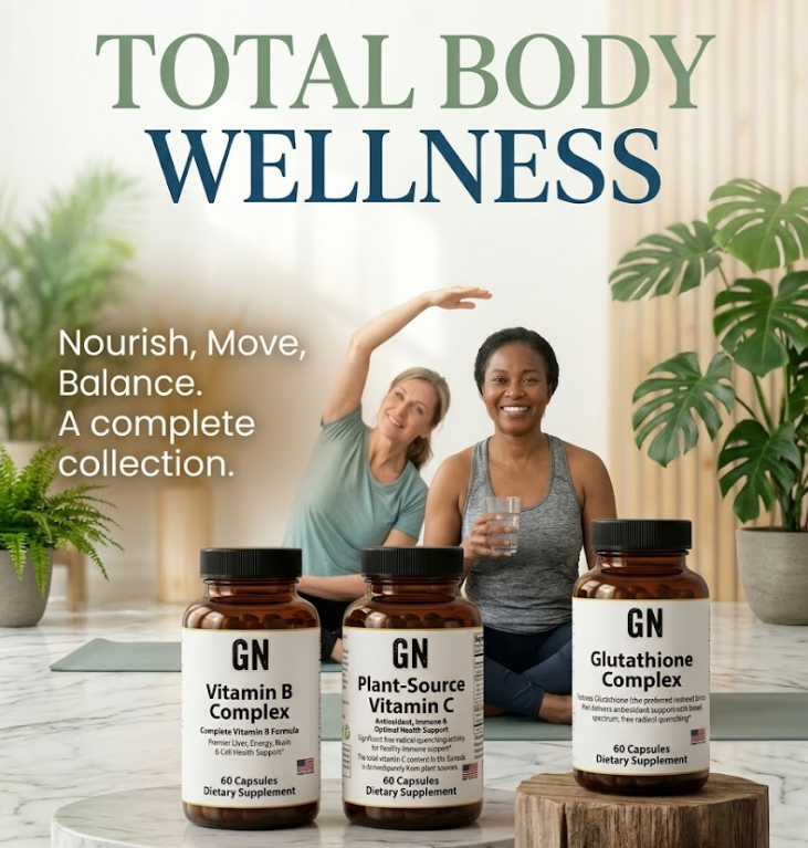 two women smiling with GN products featured