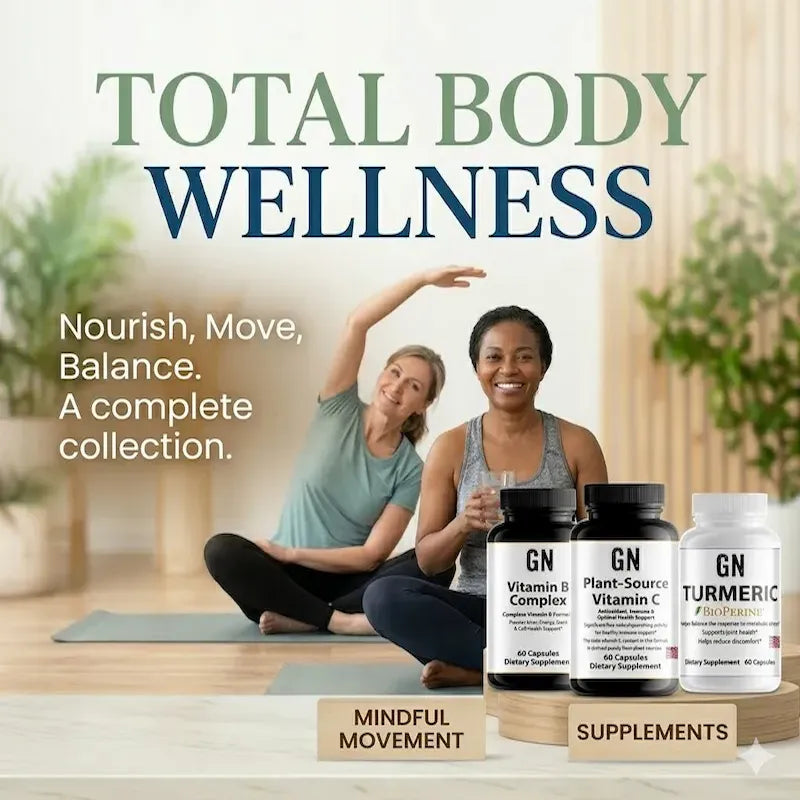 two women smiling with GN products featured