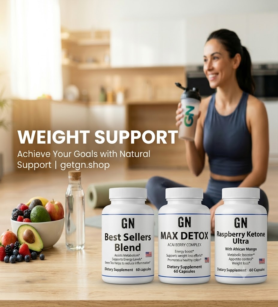 women smiling with beverage with GN products featured