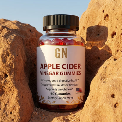 Apple Cider Vinegar Gummies Metabolism & Digestion – 99.5% | GetGN | Use the selected product image as the exact product identity and material reference, not as a composition to copy.