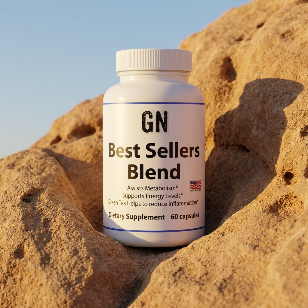 Best Sellers Blend – COA-Verified Performance Bundle | GetGN | Use the selected product image as the exact product identity and material reference, not as a composition to copy.