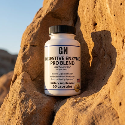 DIGESTIVE ENZYME PRO BLEND– 99.5% Purity | COA | GetGN | Use the selected product image as the exact product identity and material reference, not as a composition to copy.