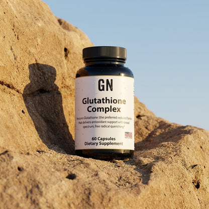 Glutathione Complex Master Antioxidant – 99.5% | GetGN | Use the selected product image as the exact product identity and material reference, not as a composition to copy.