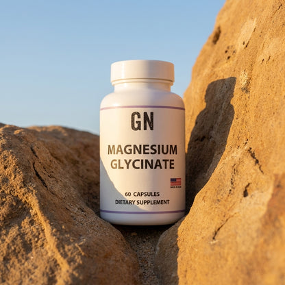Magnesium Glycinate – 99.5% Purity | COA-Verified | GetGN | Use the selected product image as the exact product identity and material reference, not as a composition to copy.