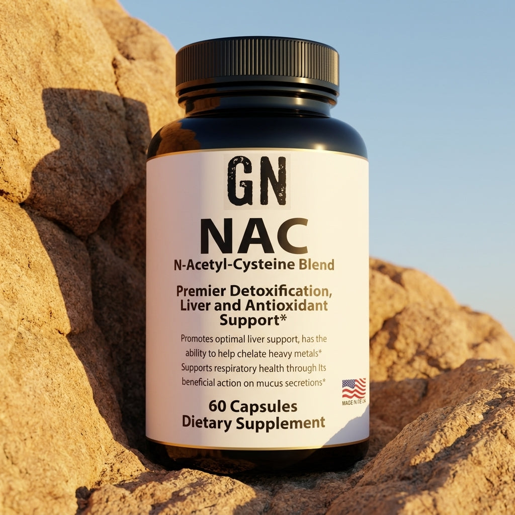 NAC Plus N-Acetyl Cysteine – 99.5% Purity | GetGN | Use the selected product image as the exact product identity and material reference, not as a composition to copy.