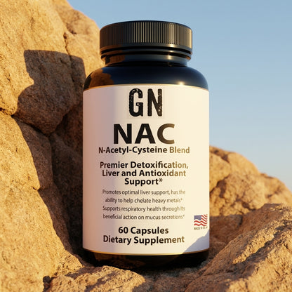 NAC Plus N-Acetyl Cysteine – 99.5% Purity | GetGN | Use the selected product image as the exact product identity and material reference, not as a composition to copy.