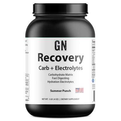 Whey protein powder container labeled 'GN Whey Armor' on a white background