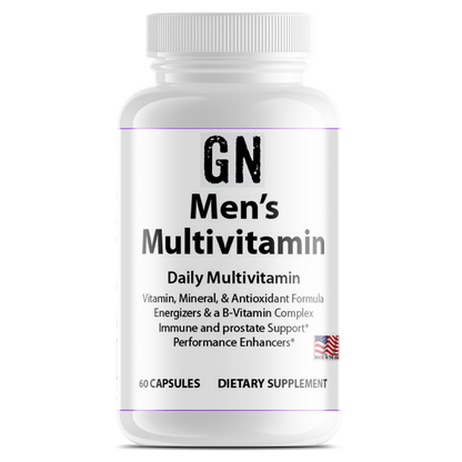 GN Men's Multivitamin bottle on a white background