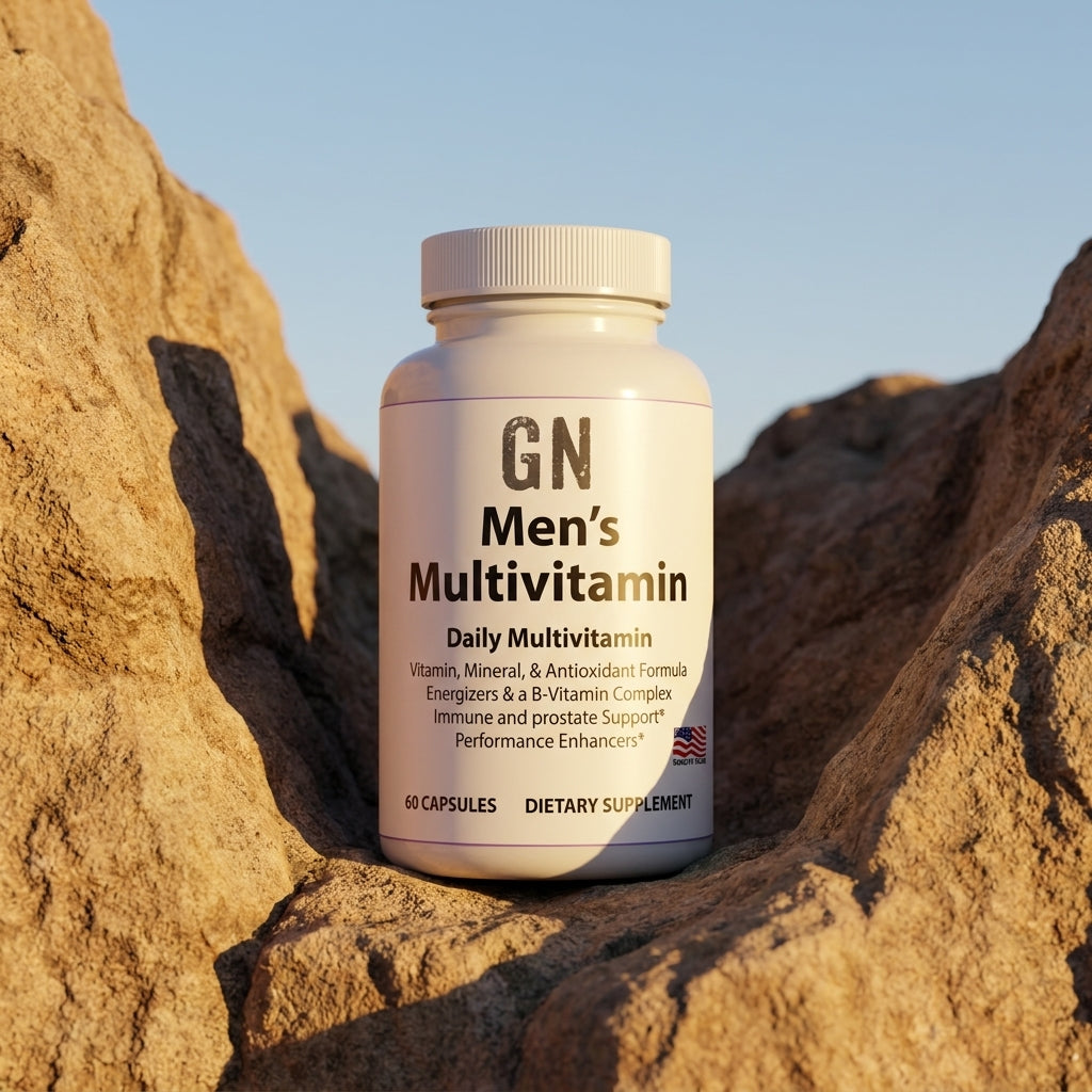 Ultra Multivitamin For Men – 99.5% Purity | COA | GetGN | Use the selected product image as the exact product identity and material reference, not as a composition to copy.