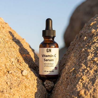 Vitamin C Serum 2oz – 99.5% Purity | COA-Verified Topical | GetGN | Use the selected product image as the exact product identity and material reference, not as a composition to copy.