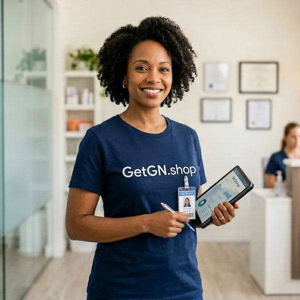 female contractor with coa gn lab tests
